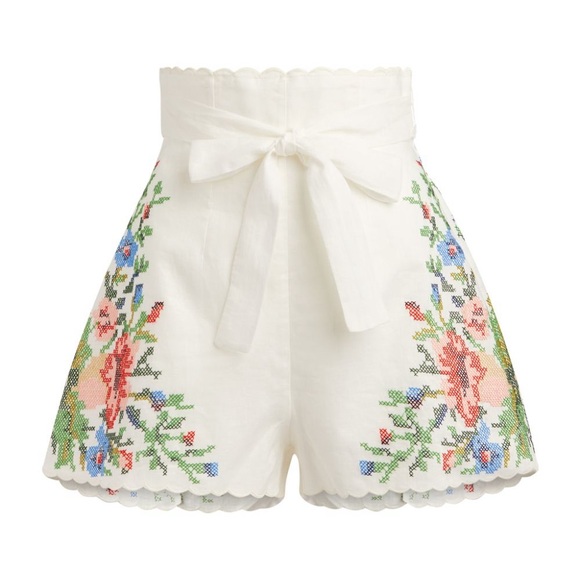 Zimmerman set - Floral Wrap-Around Blouse and Shorts - Picture 7 of 11